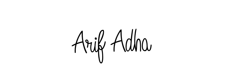 Once you've used our free online signature maker to create your best signature Angelique-Rose-font-FFP style, it's time to enjoy all of the benefits that Arif Adha name signing documents. Arif Adha signature style 5 images and pictures png