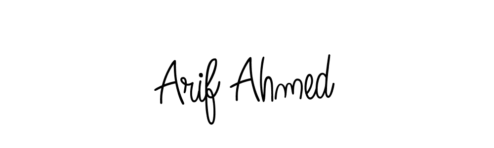 Make a beautiful signature design for name Arif Ahmed. With this signature (Angelique-Rose-font-FFP) style, you can create a handwritten signature for free. Arif Ahmed signature style 5 images and pictures png