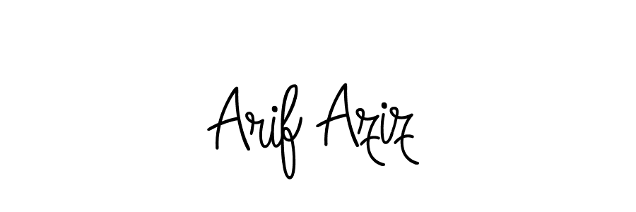 Also we have Arif Aziz name is the best signature style. Create professional handwritten signature collection using Angelique-Rose-font-FFP autograph style. Arif Aziz signature style 5 images and pictures png