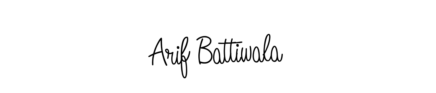 Design your own signature with our free online signature maker. With this signature software, you can create a handwritten (Angelique-Rose-font-FFP) signature for name Arif Battiwala. Arif Battiwala signature style 5 images and pictures png