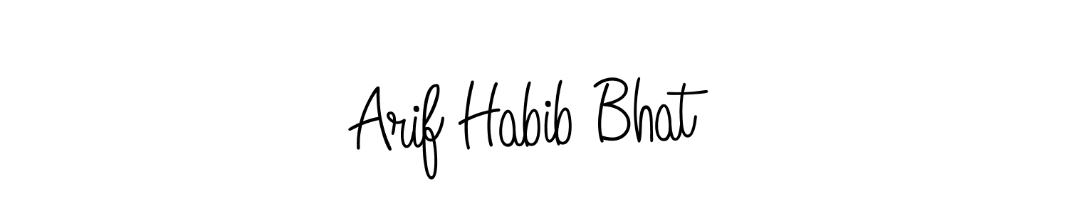 How to Draw Arif Habib Bhat signature style? Angelique-Rose-font-FFP is a latest design signature styles for name Arif Habib Bhat. Arif Habib Bhat signature style 5 images and pictures png