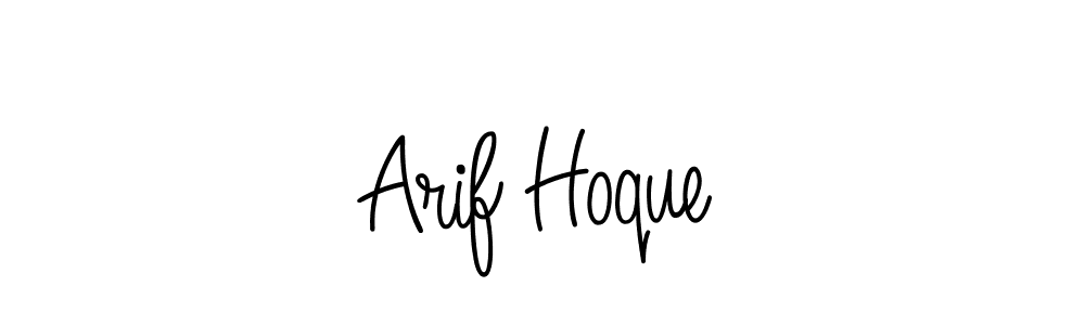 Arif Hoque stylish signature style. Best Handwritten Sign (Angelique-Rose-font-FFP) for my name. Handwritten Signature Collection Ideas for my name Arif Hoque. Arif Hoque signature style 5 images and pictures png