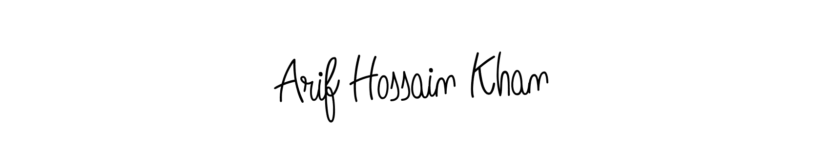 Make a beautiful signature design for name Arif Hossain Khan. With this signature (Angelique-Rose-font-FFP) style, you can create a handwritten signature for free. Arif Hossain Khan signature style 5 images and pictures png