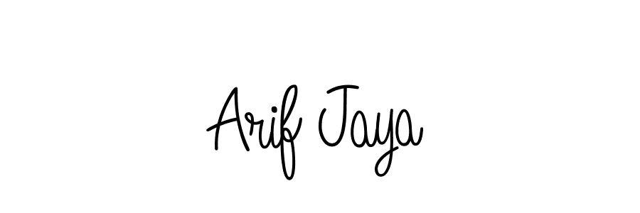 Make a beautiful signature design for name Arif Jaya. Use this online signature maker to create a handwritten signature for free. Arif Jaya signature style 5 images and pictures png