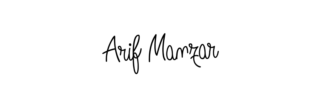 The best way (Angelique-Rose-font-FFP) to make a short signature is to pick only two or three words in your name. The name Arif Manzar include a total of six letters. For converting this name. Arif Manzar signature style 5 images and pictures png