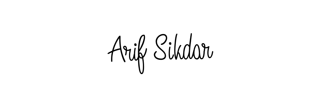Design your own signature with our free online signature maker. With this signature software, you can create a handwritten (Angelique-Rose-font-FFP) signature for name Arif Sikdar. Arif Sikdar signature style 5 images and pictures png