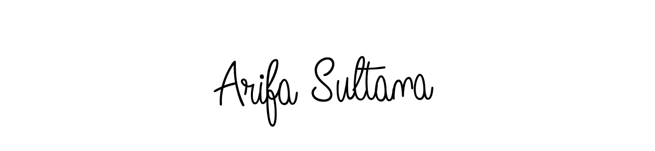 Design your own signature with our free online signature maker. With this signature software, you can create a handwritten (Angelique-Rose-font-FFP) signature for name Arifa Sultana. Arifa Sultana signature style 5 images and pictures png