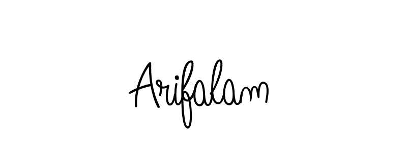 if you are searching for the best signature style for your name Arifalam. so please give up your signature search. here we have designed multiple signature styles  using Angelique-Rose-font-FFP. Arifalam signature style 5 images and pictures png