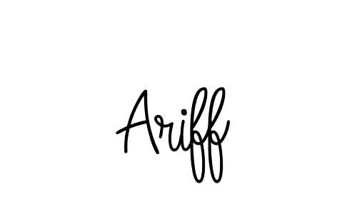 Similarly Angelique-Rose-font-FFP is the best handwritten signature design. Signature creator online .You can use it as an online autograph creator for name Ariff. Ariff signature style 5 images and pictures png