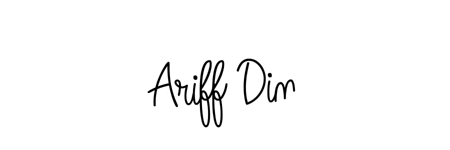 Make a beautiful signature design for name Ariff Din. Use this online signature maker to create a handwritten signature for free. Ariff Din signature style 5 images and pictures png