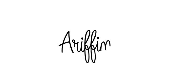 Create a beautiful signature design for name Ariffin. With this signature (Angelique-Rose-font-FFP) fonts, you can make a handwritten signature for free. Ariffin signature style 5 images and pictures png
