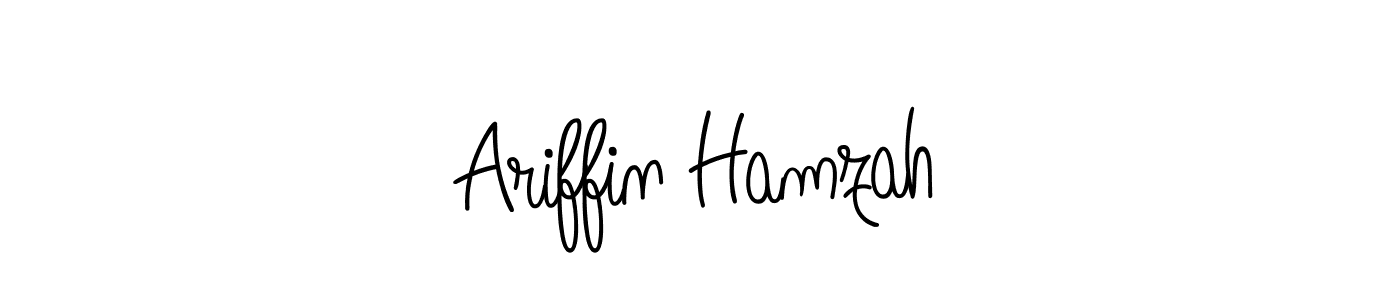 Also we have Ariffin Hamzah name is the best signature style. Create professional handwritten signature collection using Angelique-Rose-font-FFP autograph style. Ariffin Hamzah signature style 5 images and pictures png