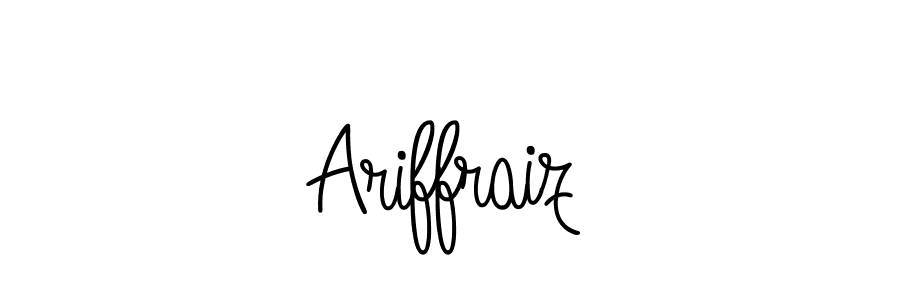 if you are searching for the best signature style for your name Ariffraiz. so please give up your signature search. here we have designed multiple signature styles  using Angelique-Rose-font-FFP. Ariffraiz signature style 5 images and pictures png