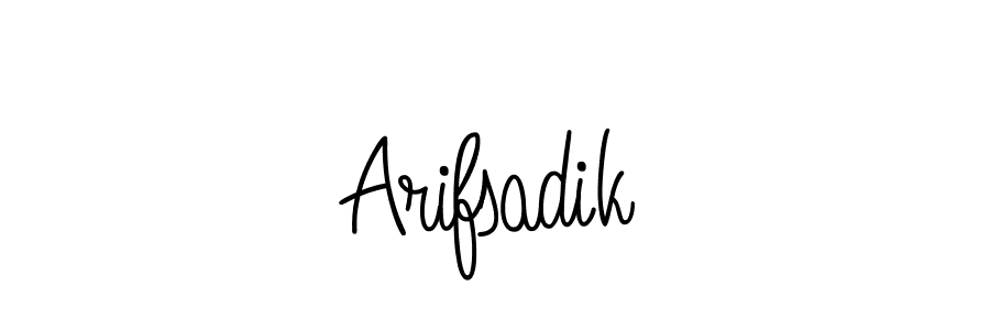 Make a beautiful signature design for name Arifsadik. Use this online signature maker to create a handwritten signature for free. Arifsadik signature style 5 images and pictures png