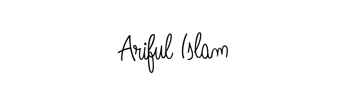 Angelique-Rose-font-FFP is a professional signature style that is perfect for those who want to add a touch of class to their signature. It is also a great choice for those who want to make their signature more unique. Get Ariful Islam name to fancy signature for free. Ariful Islam signature style 5 images and pictures png
