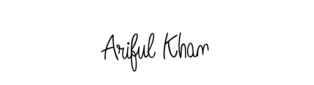 Ariful Khan stylish signature style. Best Handwritten Sign (Angelique-Rose-font-FFP) for my name. Handwritten Signature Collection Ideas for my name Ariful Khan. Ariful Khan signature style 5 images and pictures png