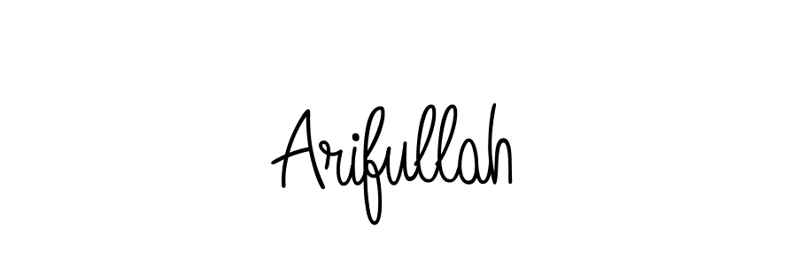 Create a beautiful signature design for name Arifullah. With this signature (Angelique-Rose-font-FFP) fonts, you can make a handwritten signature for free. Arifullah signature style 5 images and pictures png