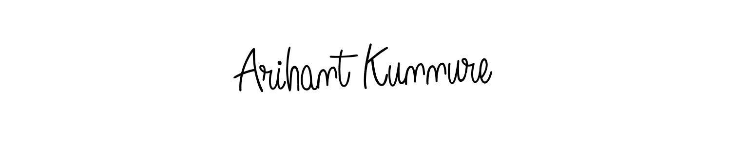 How to Draw Arihant Kunnure signature style? Angelique-Rose-font-FFP is a latest design signature styles for name Arihant Kunnure. Arihant Kunnure signature style 5 images and pictures png