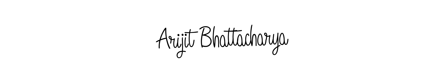 Design your own signature with our free online signature maker. With this signature software, you can create a handwritten (Angelique-Rose-font-FFP) signature for name Arijit Bhattacharya. Arijit Bhattacharya signature style 5 images and pictures png