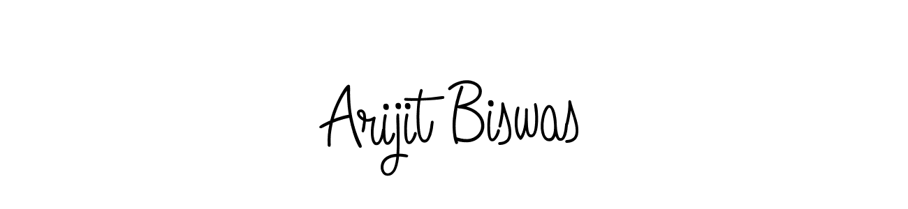 Also we have Arijit Biswas name is the best signature style. Create professional handwritten signature collection using Angelique-Rose-font-FFP autograph style. Arijit Biswas signature style 5 images and pictures png