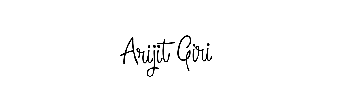 Use a signature maker to create a handwritten signature online. With this signature software, you can design (Angelique-Rose-font-FFP) your own signature for name Arijit Giri. Arijit Giri signature style 5 images and pictures png
