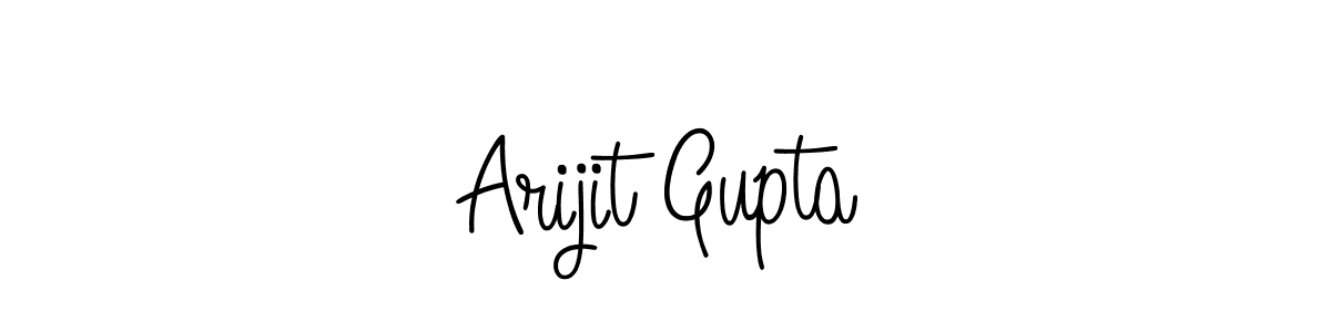 Arijit Gupta stylish signature style. Best Handwritten Sign (Angelique-Rose-font-FFP) for my name. Handwritten Signature Collection Ideas for my name Arijit Gupta. Arijit Gupta signature style 5 images and pictures png