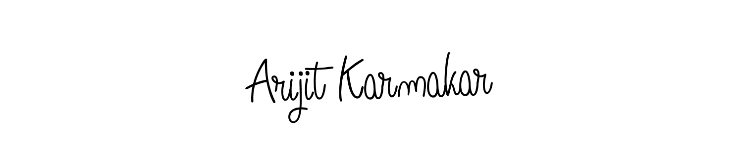 Also we have Arijit Karmakar name is the best signature style. Create professional handwritten signature collection using Angelique-Rose-font-FFP autograph style. Arijit Karmakar signature style 5 images and pictures png
