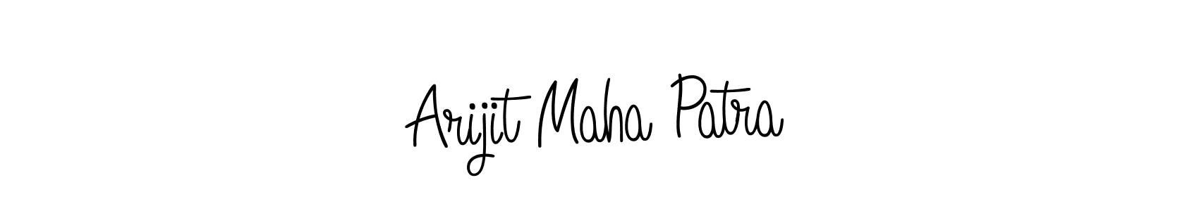Make a beautiful signature design for name Arijit Maha Patra. With this signature (Angelique-Rose-font-FFP) style, you can create a handwritten signature for free. Arijit Maha Patra signature style 5 images and pictures png
