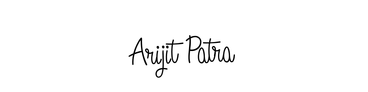 You should practise on your own different ways (Angelique-Rose-font-FFP) to write your name (Arijit Patra) in signature. don't let someone else do it for you. Arijit Patra signature style 5 images and pictures png