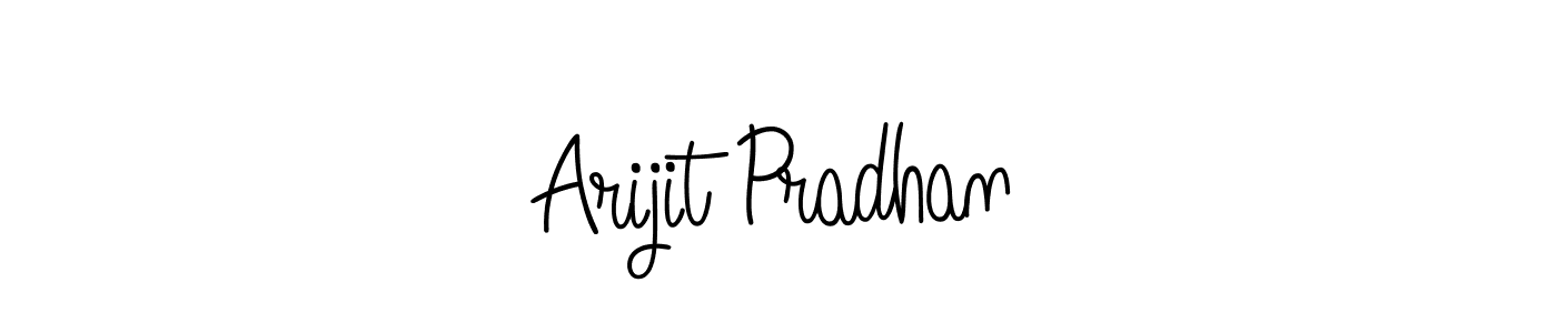 The best way (Angelique-Rose-font-FFP) to make a short signature is to pick only two or three words in your name. The name Arijit Pradhan include a total of six letters. For converting this name. Arijit Pradhan signature style 5 images and pictures png
