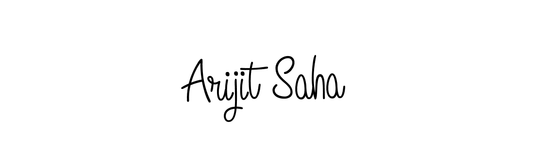 Design your own signature with our free online signature maker. With this signature software, you can create a handwritten (Angelique-Rose-font-FFP) signature for name Arijit Saha. Arijit Saha signature style 5 images and pictures png