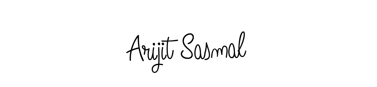 How to make Arijit Sasmal name signature. Use Angelique-Rose-font-FFP style for creating short signs online. This is the latest handwritten sign. Arijit Sasmal signature style 5 images and pictures png