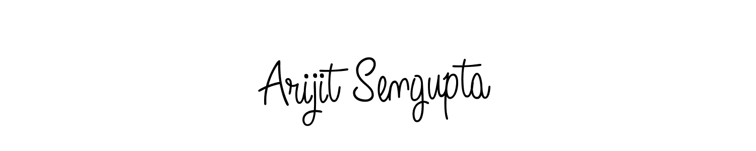 Use a signature maker to create a handwritten signature online. With this signature software, you can design (Angelique-Rose-font-FFP) your own signature for name Arijit Sengupta. Arijit Sengupta signature style 5 images and pictures png