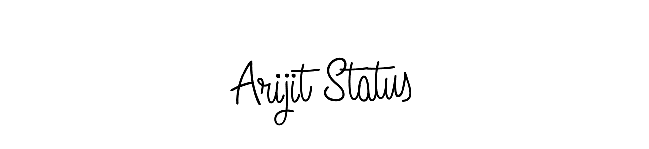 How to make Arijit Status signature? Angelique-Rose-font-FFP is a professional autograph style. Create handwritten signature for Arijit Status name. Arijit Status signature style 5 images and pictures png