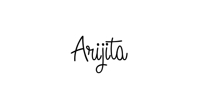 Arijita stylish signature style. Best Handwritten Sign (Angelique-Rose-font-FFP) for my name. Handwritten Signature Collection Ideas for my name Arijita. Arijita signature style 5 images and pictures png