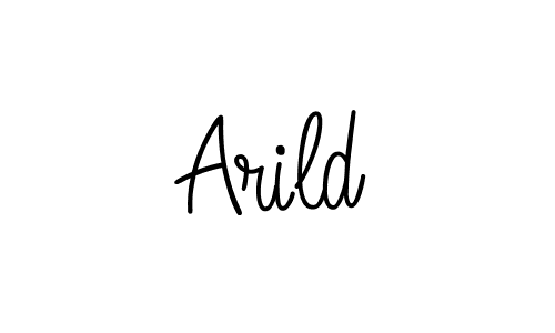 Design your own signature with our free online signature maker. With this signature software, you can create a handwritten (Angelique-Rose-font-FFP) signature for name Arild. Arild signature style 5 images and pictures png