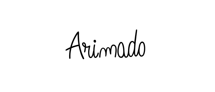 Also we have Arimado name is the best signature style. Create professional handwritten signature collection using Angelique-Rose-font-FFP autograph style. Arimado signature style 5 images and pictures png
