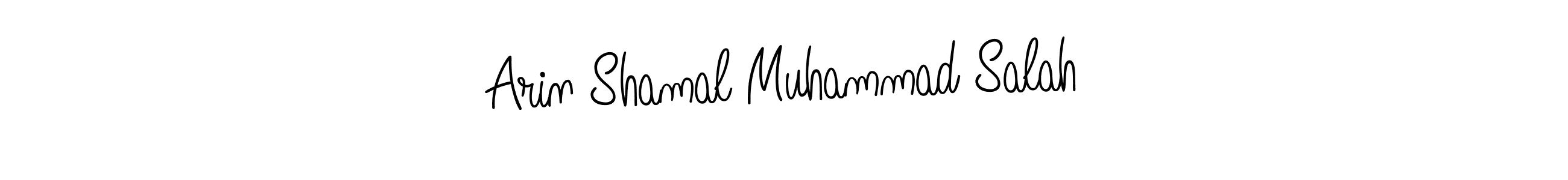 Here are the top 10 professional signature styles for the name Arin Shamal Muhammad Salah. These are the best autograph styles you can use for your name. Arin Shamal Muhammad Salah signature style 5 images and pictures png