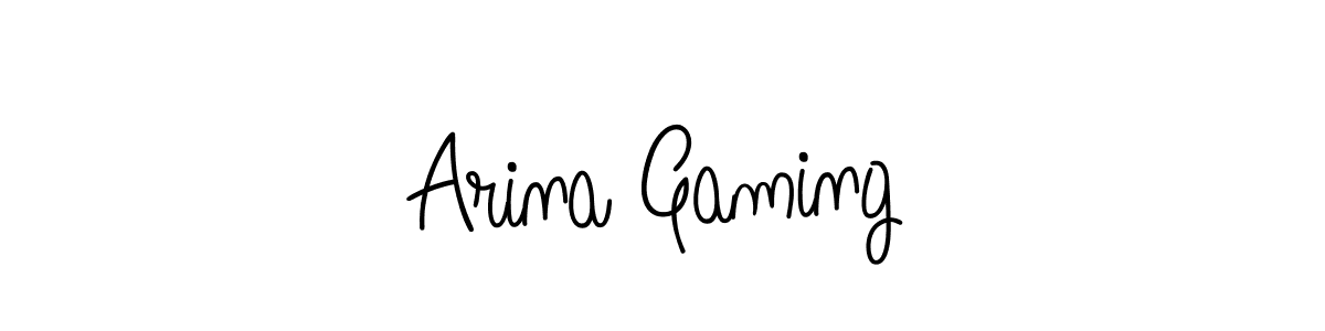 Here are the top 10 professional signature styles for the name Arina Gaming. These are the best autograph styles you can use for your name. Arina Gaming signature style 5 images and pictures png