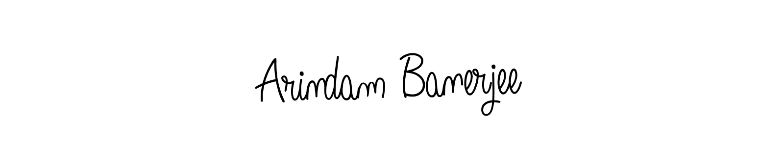 Arindam Banerjee stylish signature style. Best Handwritten Sign (Angelique-Rose-font-FFP) for my name. Handwritten Signature Collection Ideas for my name Arindam Banerjee. Arindam Banerjee signature style 5 images and pictures png