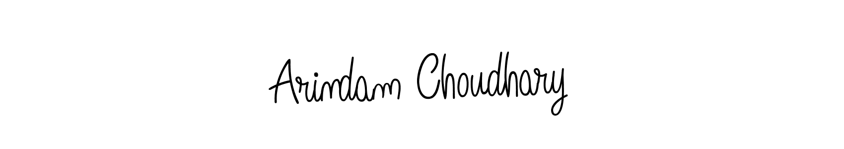 The best way (Angelique-Rose-font-FFP) to make a short signature is to pick only two or three words in your name. The name Arindam Choudhary include a total of six letters. For converting this name. Arindam Choudhary signature style 5 images and pictures png