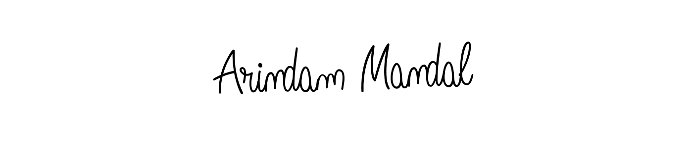 Make a short Arindam Mandal signature style. Manage your documents anywhere anytime using Angelique-Rose-font-FFP. Create and add eSignatures, submit forms, share and send files easily. Arindam Mandal signature style 5 images and pictures png