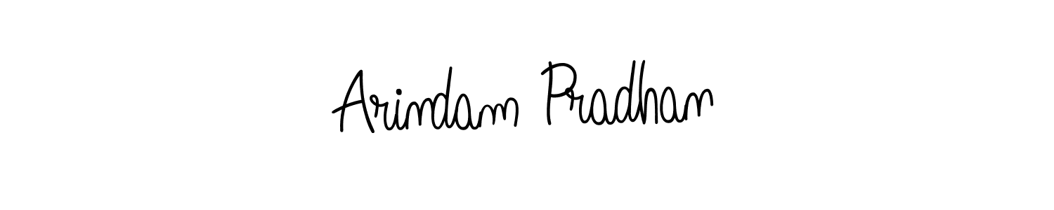 Arindam Pradhan stylish signature style. Best Handwritten Sign (Angelique-Rose-font-FFP) for my name. Handwritten Signature Collection Ideas for my name Arindam Pradhan. Arindam Pradhan signature style 5 images and pictures png