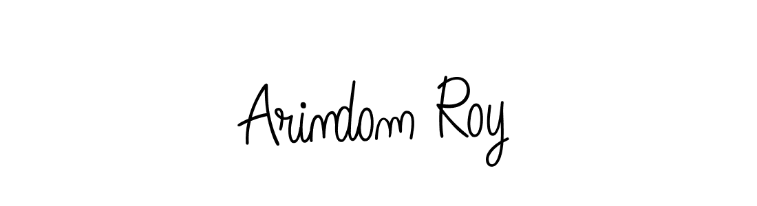 How to make Arindom Roy name signature. Use Angelique-Rose-font-FFP style for creating short signs online. This is the latest handwritten sign. Arindom Roy signature style 5 images and pictures png