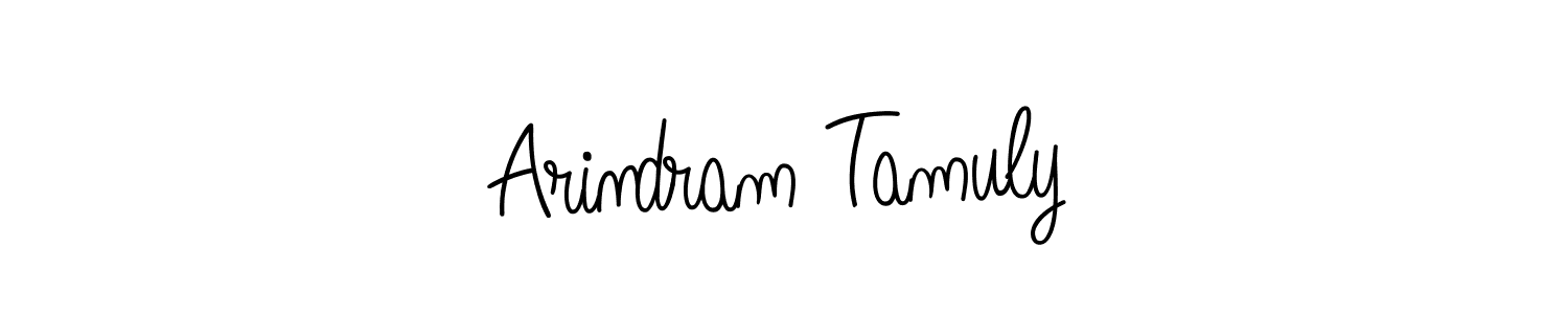 Design your own signature with our free online signature maker. With this signature software, you can create a handwritten (Angelique-Rose-font-FFP) signature for name Arindram Tamuly. Arindram Tamuly signature style 5 images and pictures png