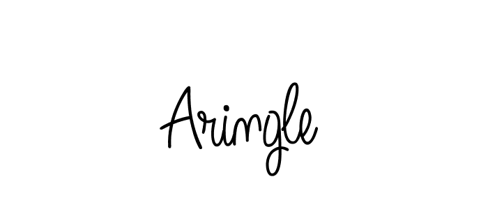 Aringle stylish signature style. Best Handwritten Sign (Angelique-Rose-font-FFP) for my name. Handwritten Signature Collection Ideas for my name Aringle. Aringle signature style 5 images and pictures png