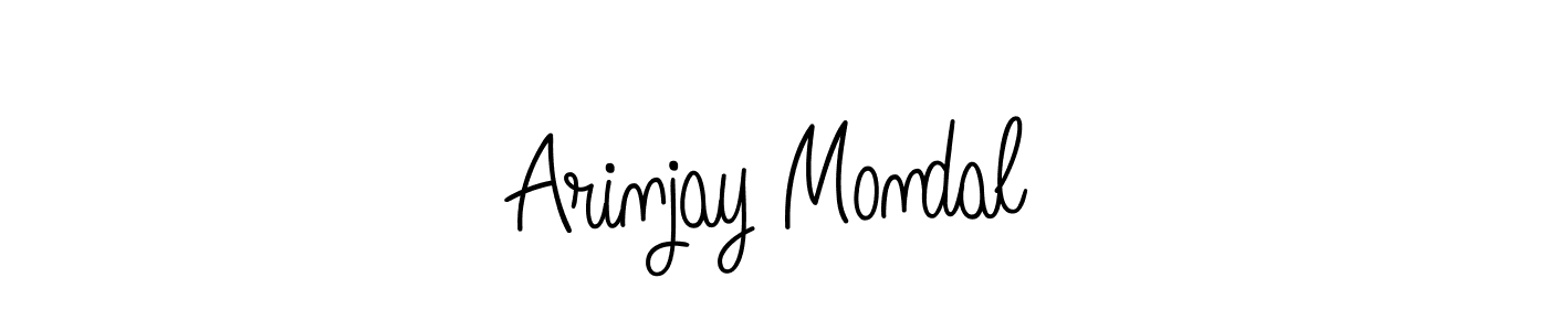 if you are searching for the best signature style for your name Arinjay Mondal. so please give up your signature search. here we have designed multiple signature styles  using Angelique-Rose-font-FFP. Arinjay Mondal signature style 5 images and pictures png