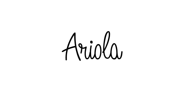 Ariola stylish signature style. Best Handwritten Sign (Angelique-Rose-font-FFP) for my name. Handwritten Signature Collection Ideas for my name Ariola. Ariola signature style 5 images and pictures png