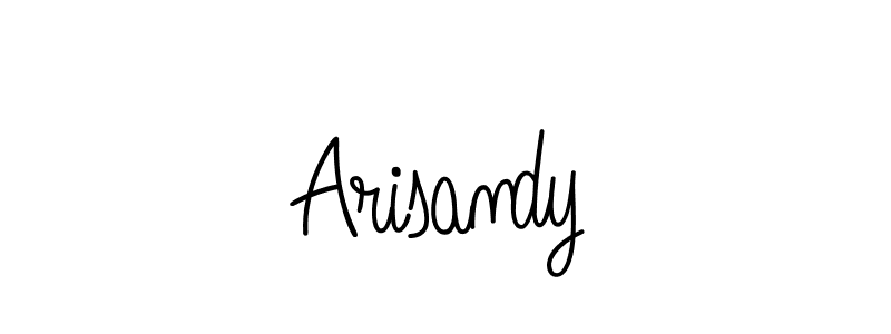 Use a signature maker to create a handwritten signature online. With this signature software, you can design (Angelique-Rose-font-FFP) your own signature for name Arisandy. Arisandy signature style 5 images and pictures png