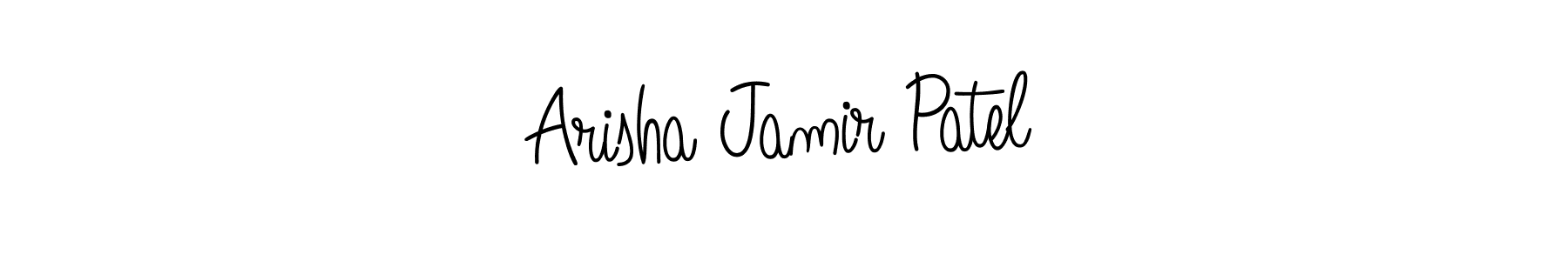 Angelique-Rose-font-FFP is a professional signature style that is perfect for those who want to add a touch of class to their signature. It is also a great choice for those who want to make their signature more unique. Get Arisha Jamir Patel name to fancy signature for free. Arisha Jamir Patel signature style 5 images and pictures png